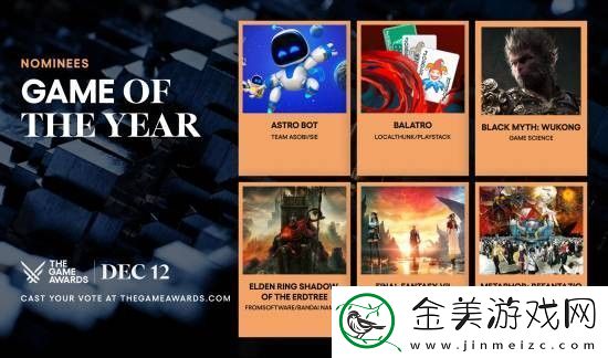 TGA2024提名完整名单
