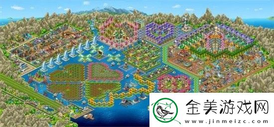 梦想城镇最完美布局高清大图-梦想城镇最完美布局全景图