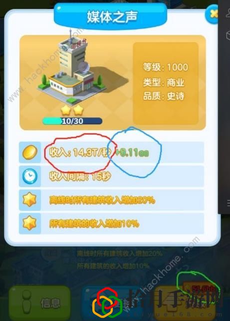 家国梦建筑升级比较算式一览