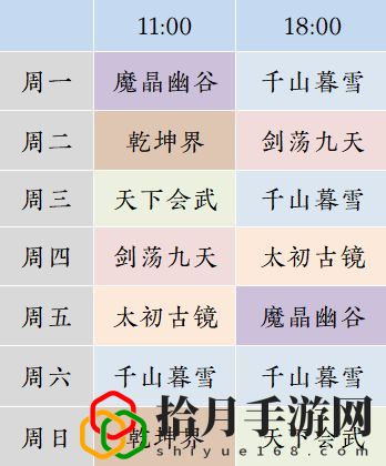 御剑情缘11月2日更新公告 双十一活动上线、跨服战场时间调整