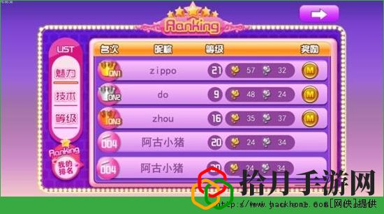 天天炫舞排行榜攻略  魅力、等级、技术一个都不能少[图]拾月攻略