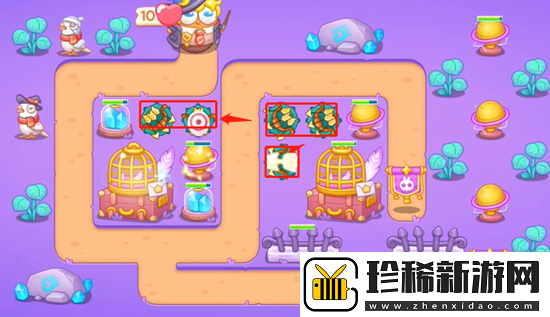 保卫萝卜4阿波与魔法宝藏第81关图文攻略