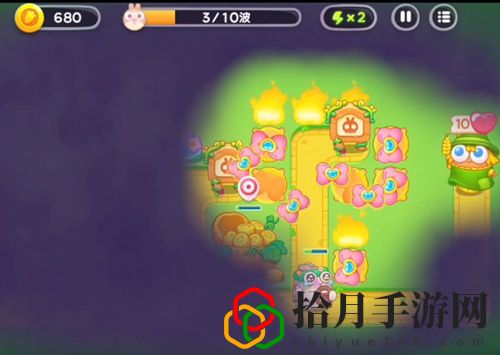 保卫萝卜4绿野奇缘第36关通关攻略：游戏资源最优利用方法